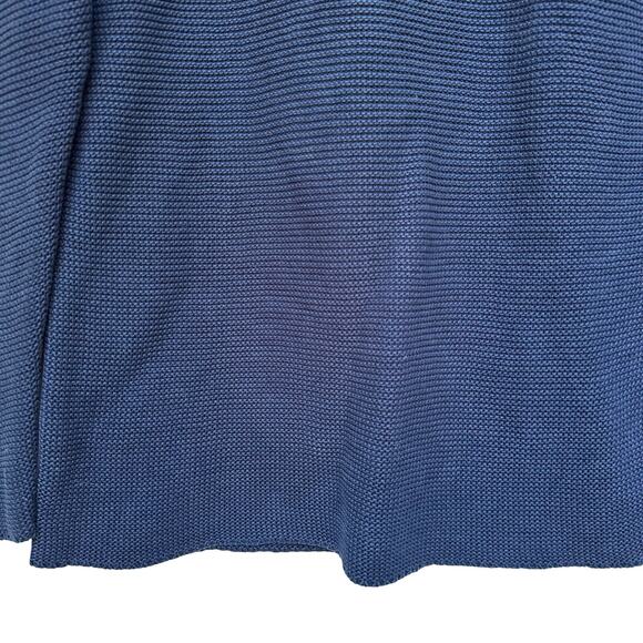 Eileen Fisher Knit V Neck Navy Blue Longsleeve Sweater Medium - Picture 4 of 6